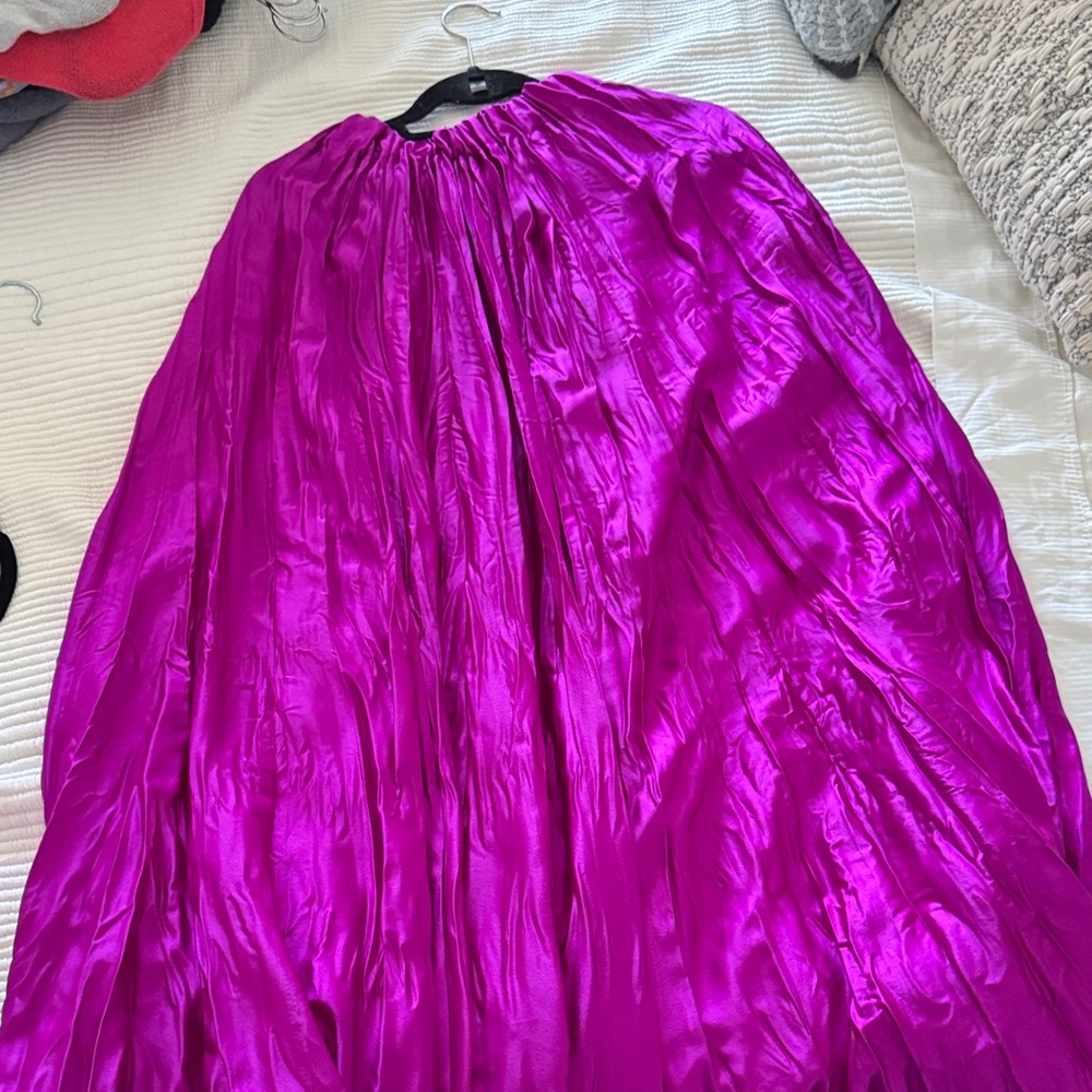 Elegant Fuchsia Skirt